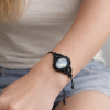 pulsera piedra luna macrame